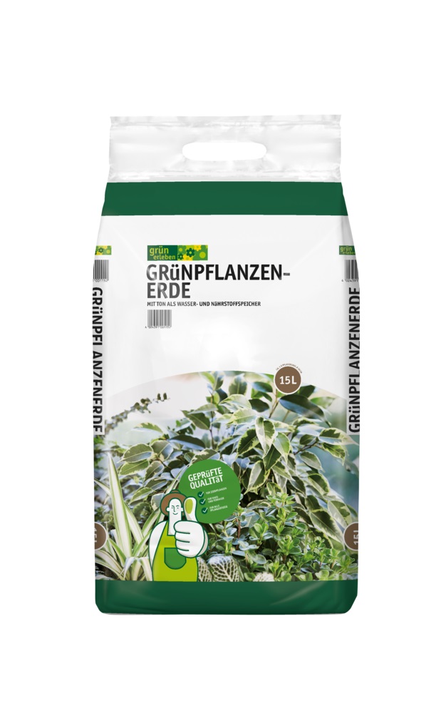 GRÜN ERLEBEN Grünpflanzenerde 15 L