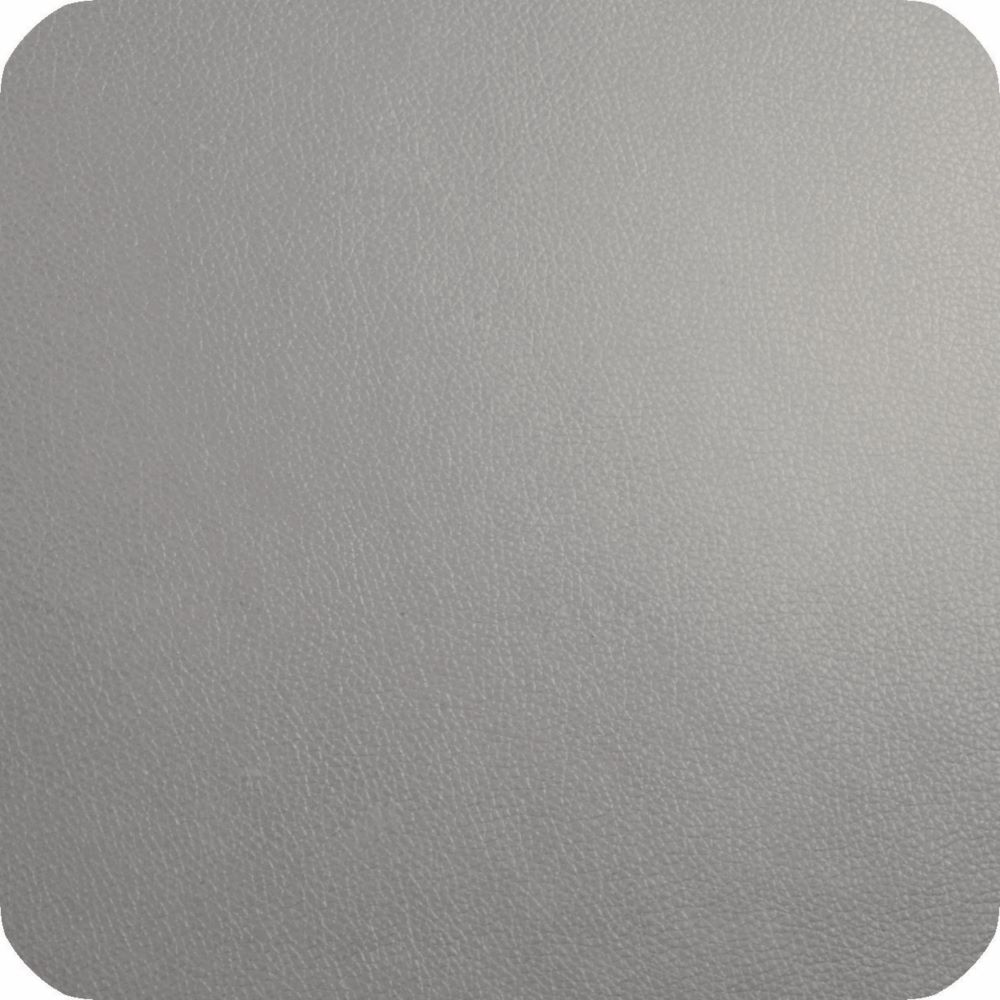 Tischset Lederoptik cement 4er Set, 10 x10 cm