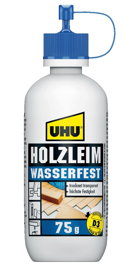 Uhu Holzleim D3, wasserfest, 75 g