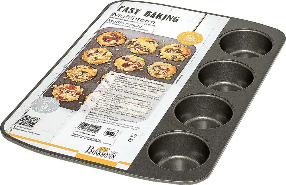 Easy Baking, Muffinform für 12 Muffins