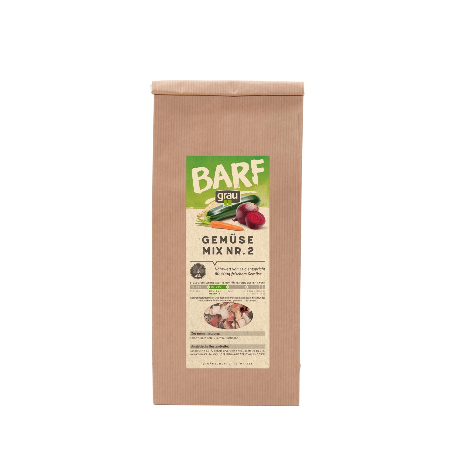 Grau Getrocknete Gemüsse Melange Nr. 2-1,2 kg