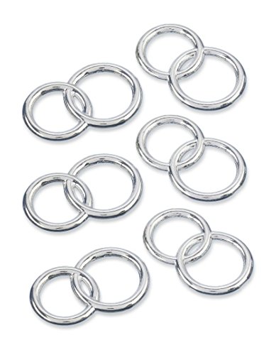 Hobby Fun CREApop Streuteile Ringe silber 2 cm