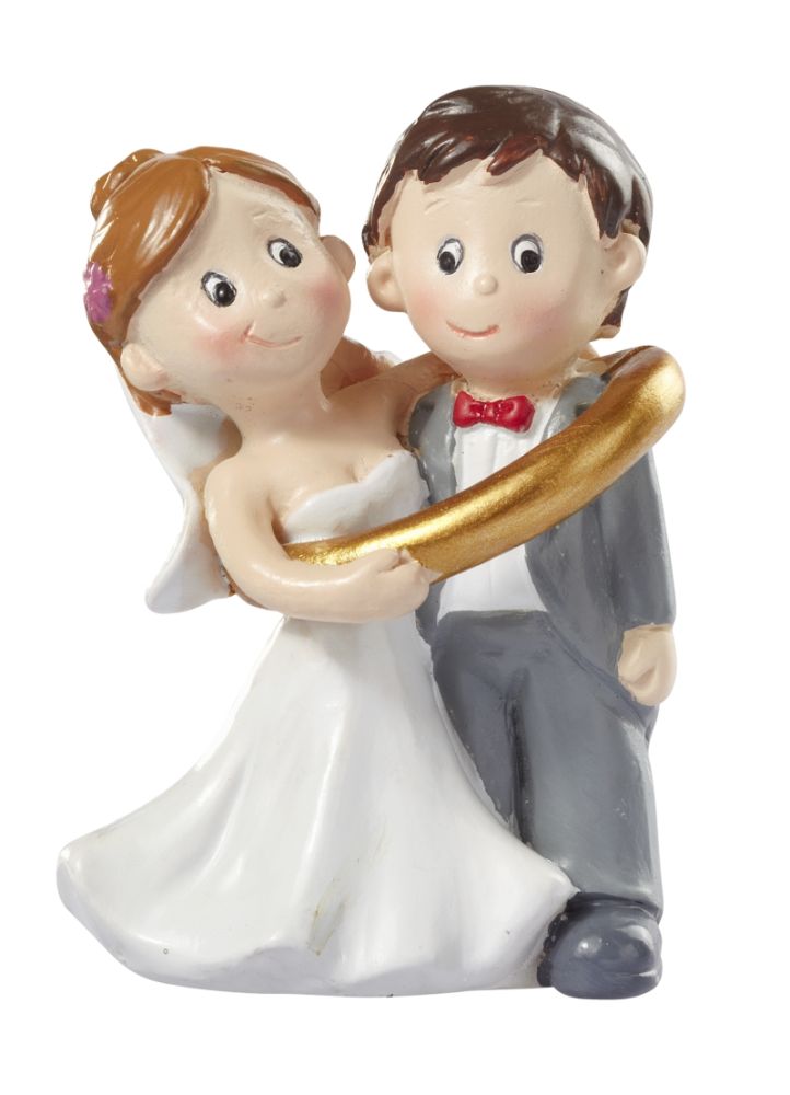 Hochzeitspaar mit Ring 5 cm