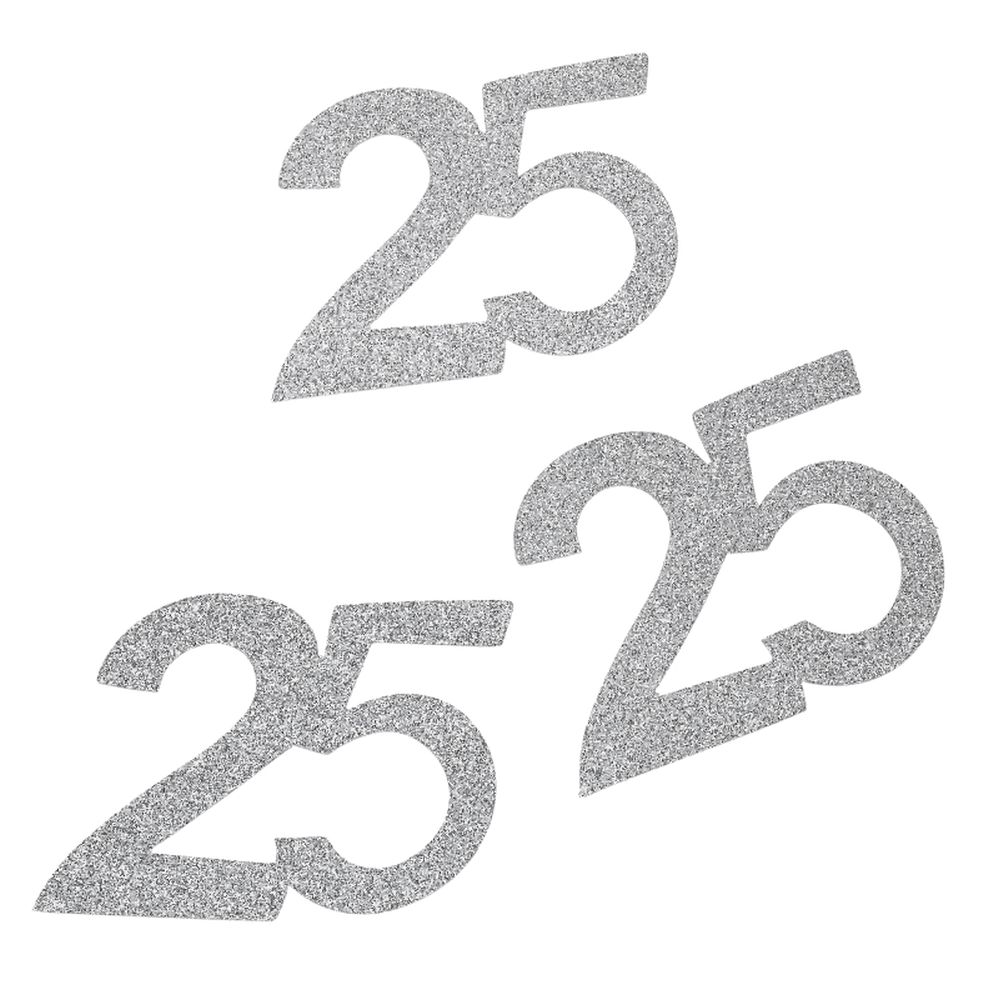 Jubiläumszahl, silber