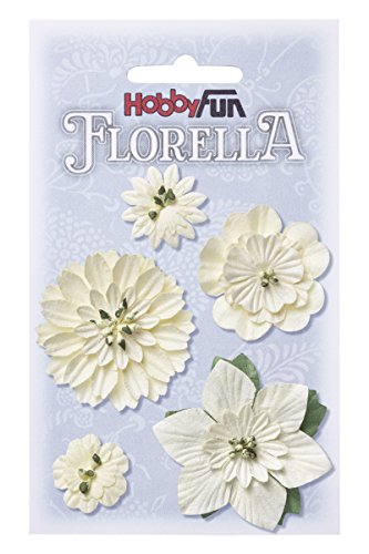 Hobby Fun Florella-Blüten, Creme