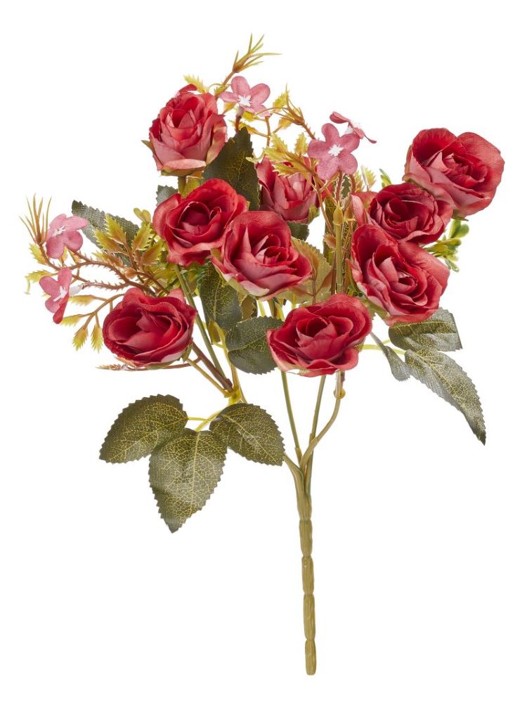 Künstlicher Rosenstrauß rot