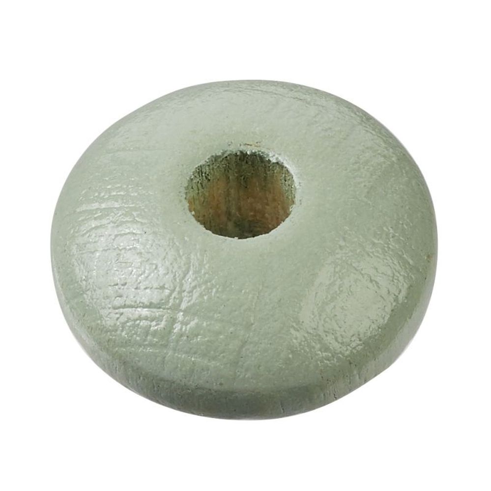 Hobby Fun Schnulli-Holzlinse rund, 10 x 5 mm,eukalyptus