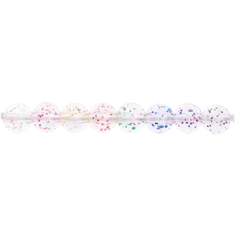 Rico Design Glitzer Perlen, Regenbogen Holographisch