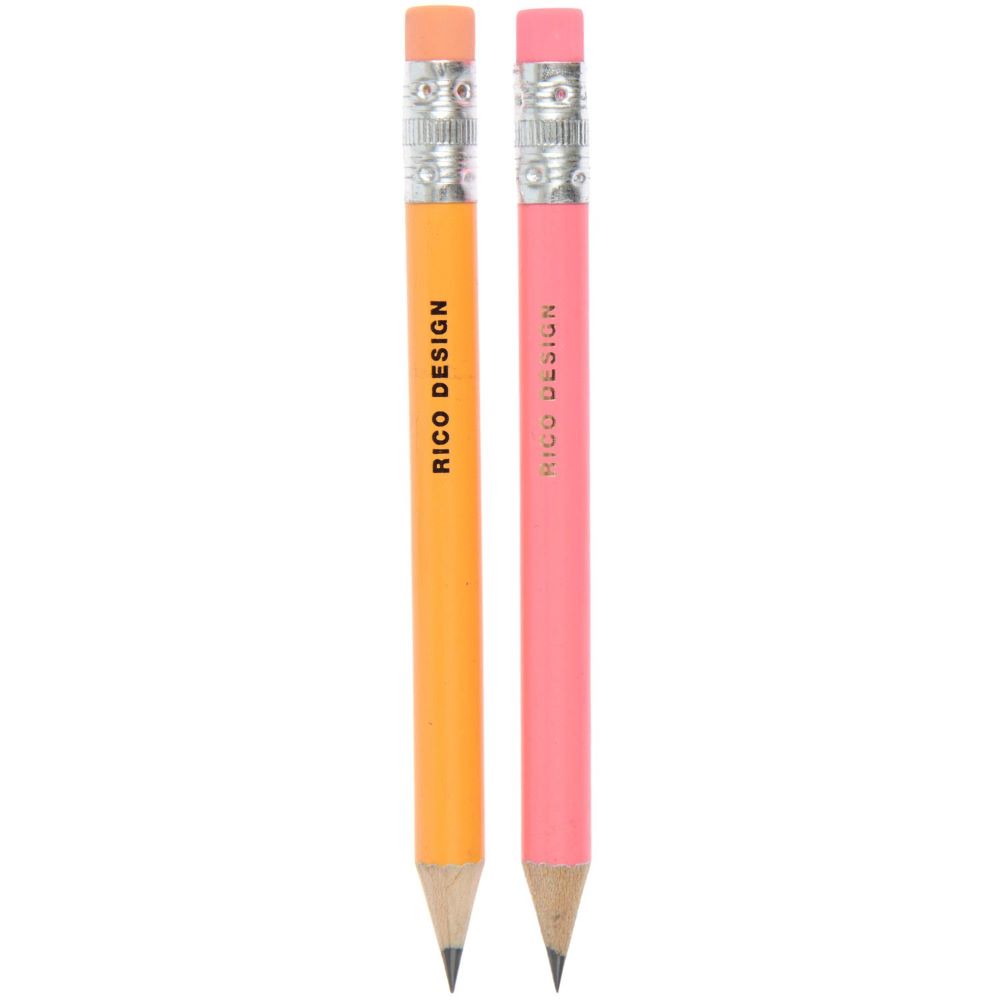 Bleistiftset klein, Pink / Orange