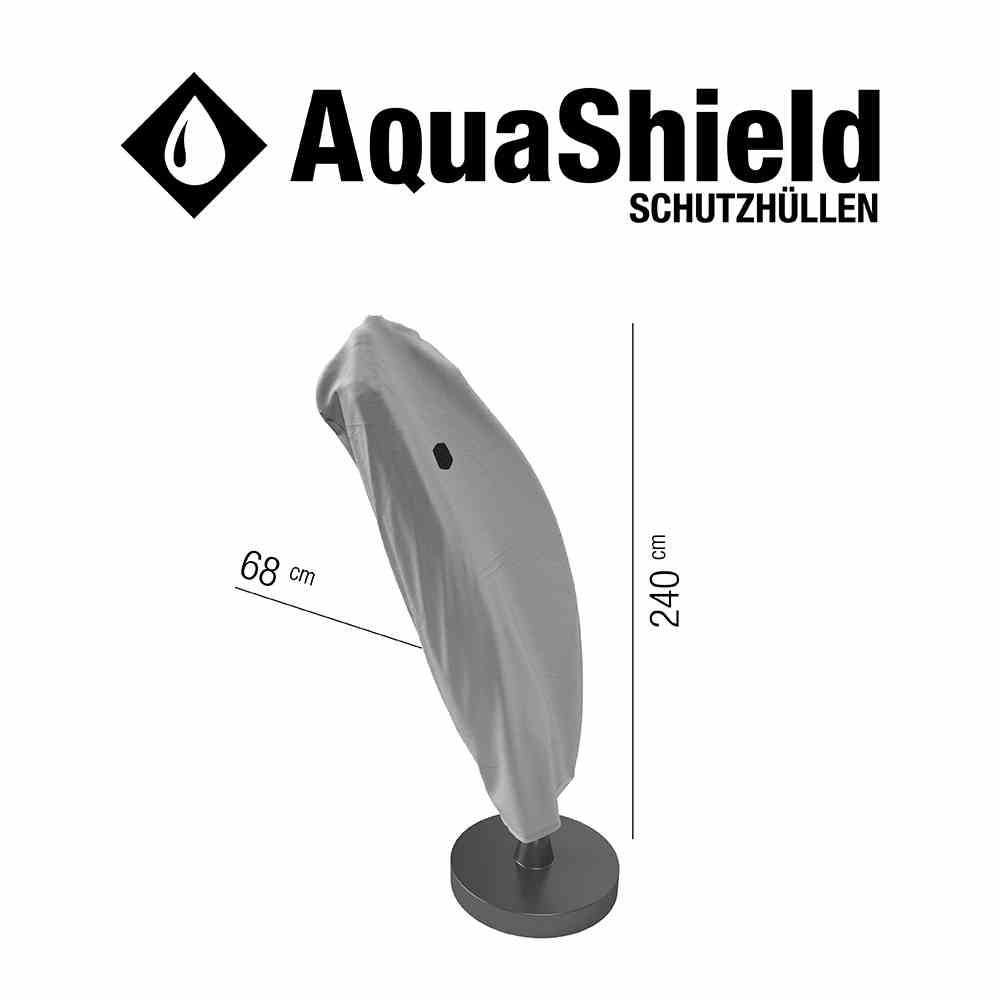 Schutzhülle für Ampelschirm AS hellgrau 68 x 240 cm