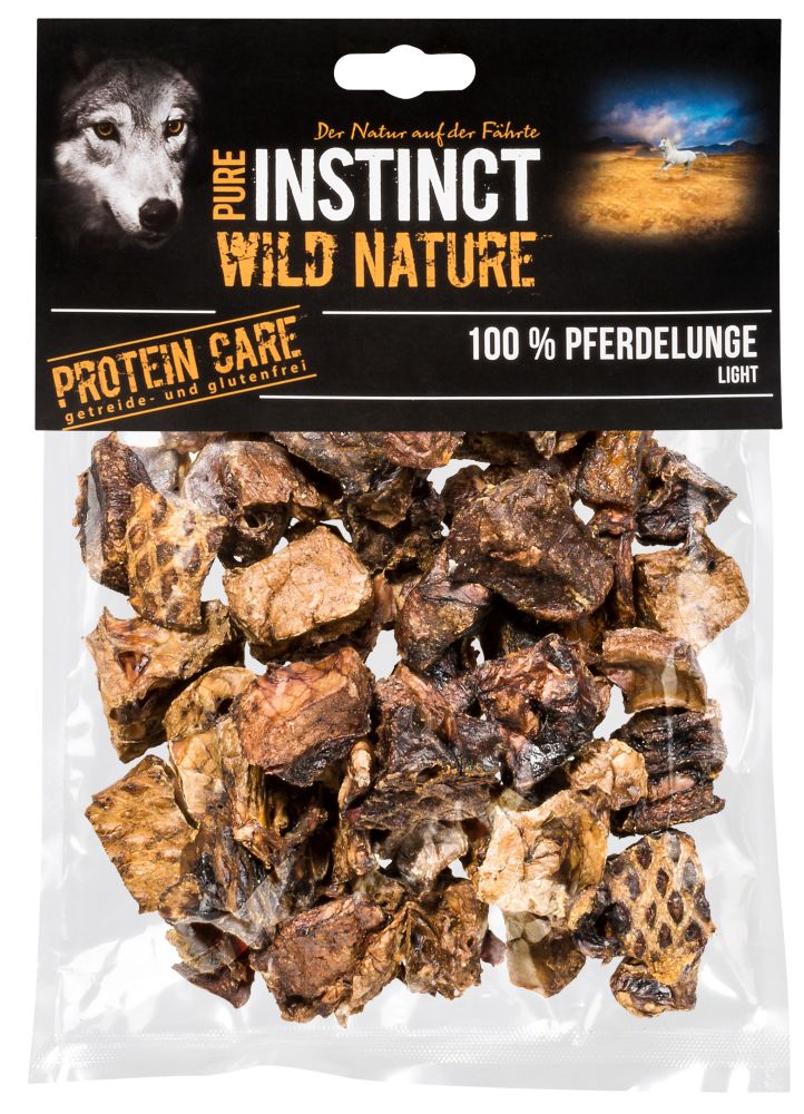 PURE INSTINCT Hundesnack 180g Pferdelunge