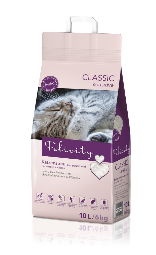 Felicity Katzenstreu CLASSIC sensitive, 10 L, 6 kg