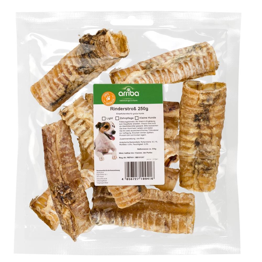 arriba Hundesnack 250g Rinderstross