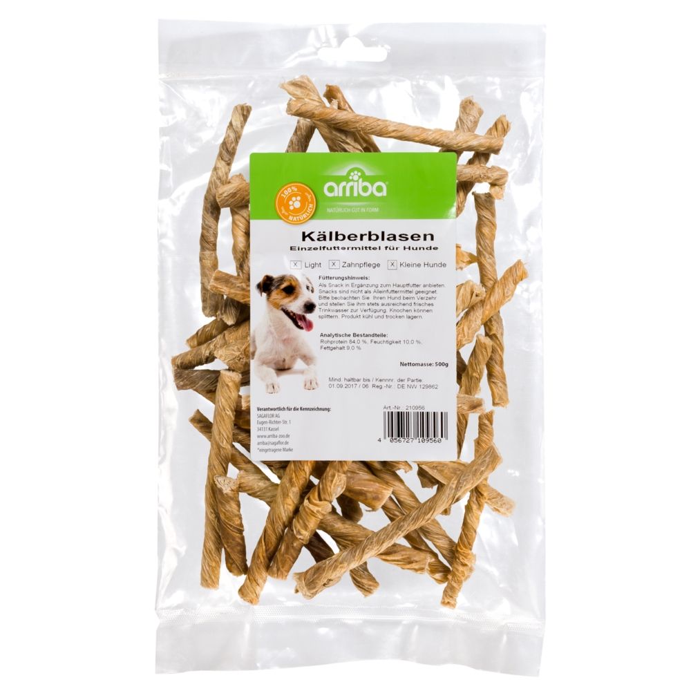 arriba Hundesnack 500g Kälberblasen