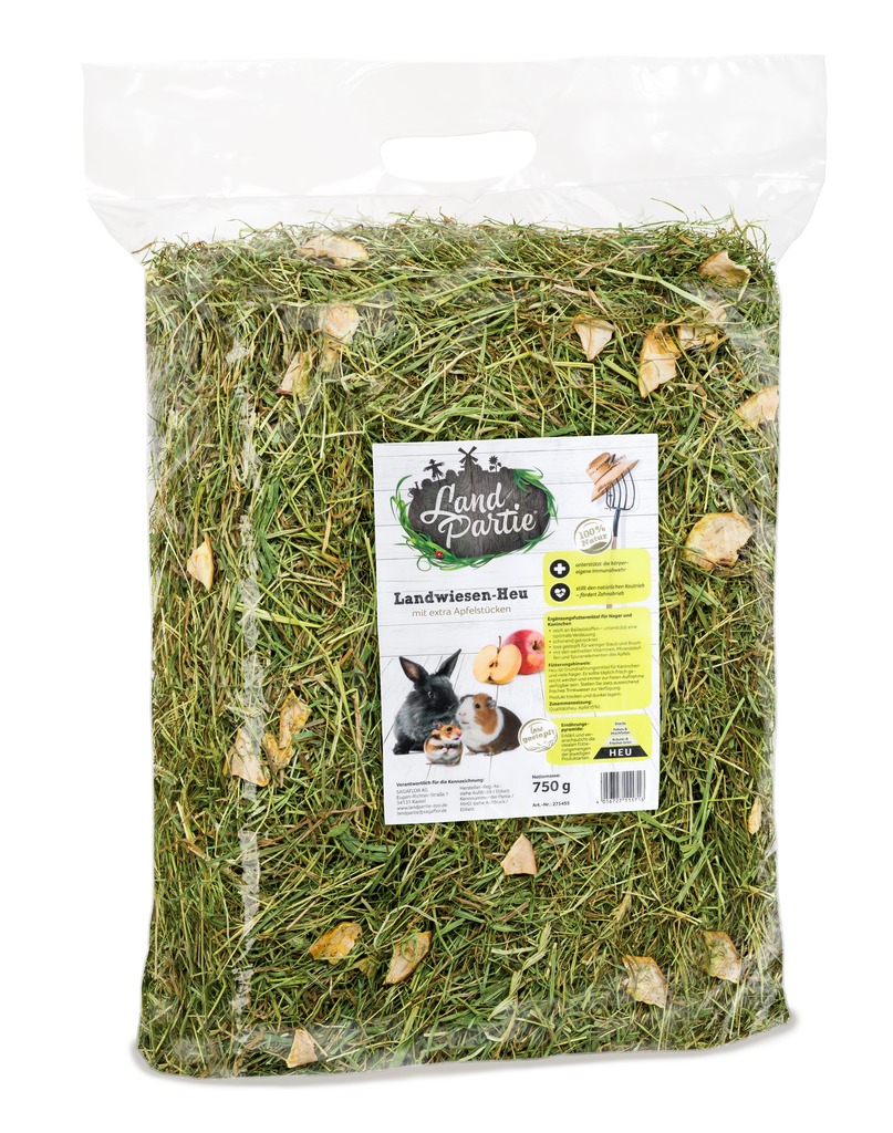 LandPartie Landwiesen-Heu mit Apfel 750g