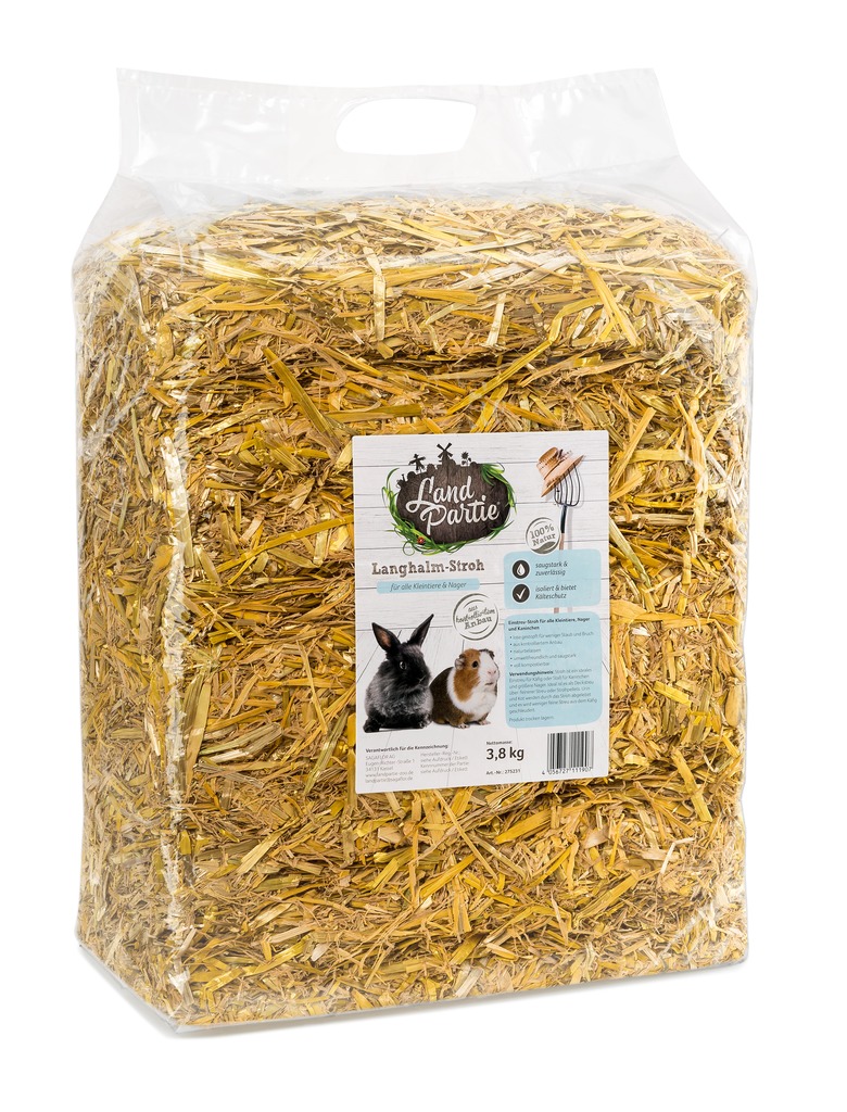 LandPartie 3,8kg Langhalm-Stroh