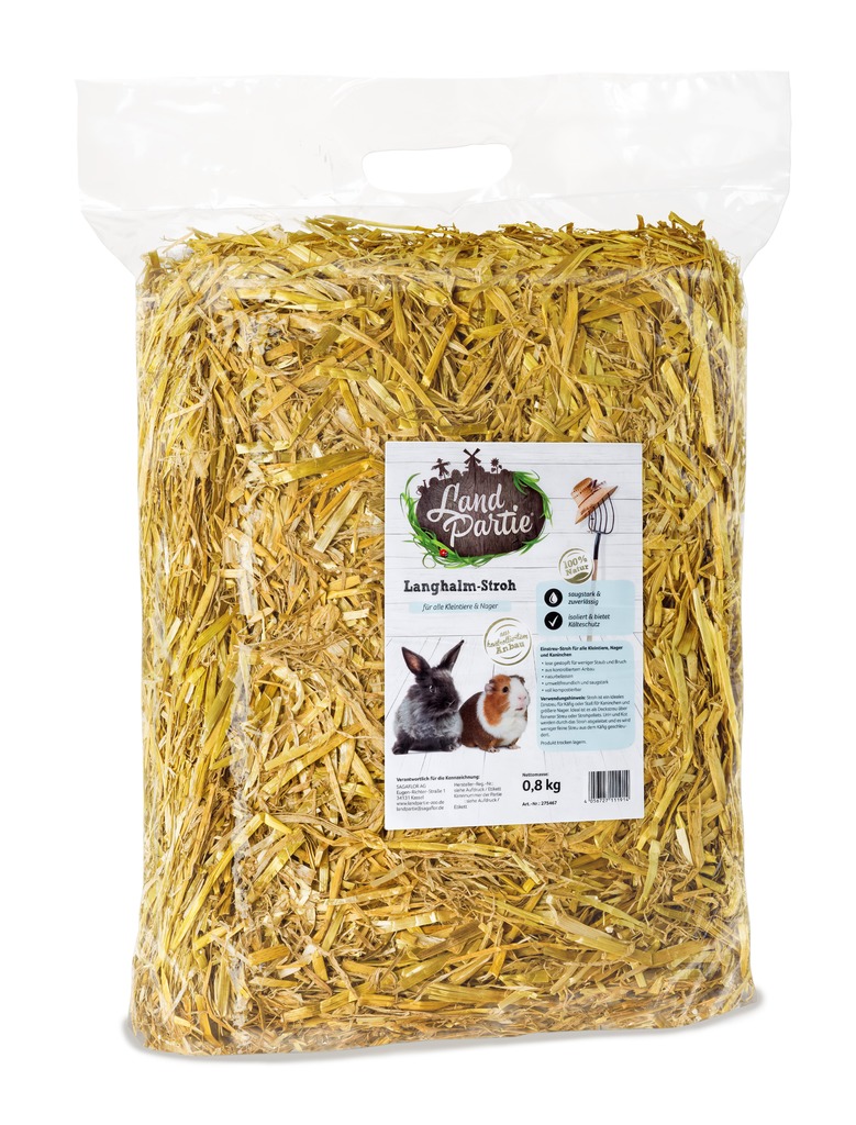 LandPartie Langhalm-Stroh 800g