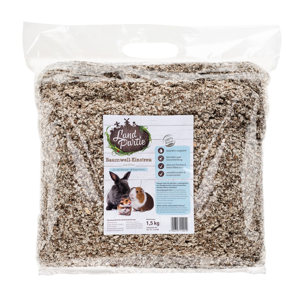 LandPartie Baumwoll-Einstreu 1,5kg