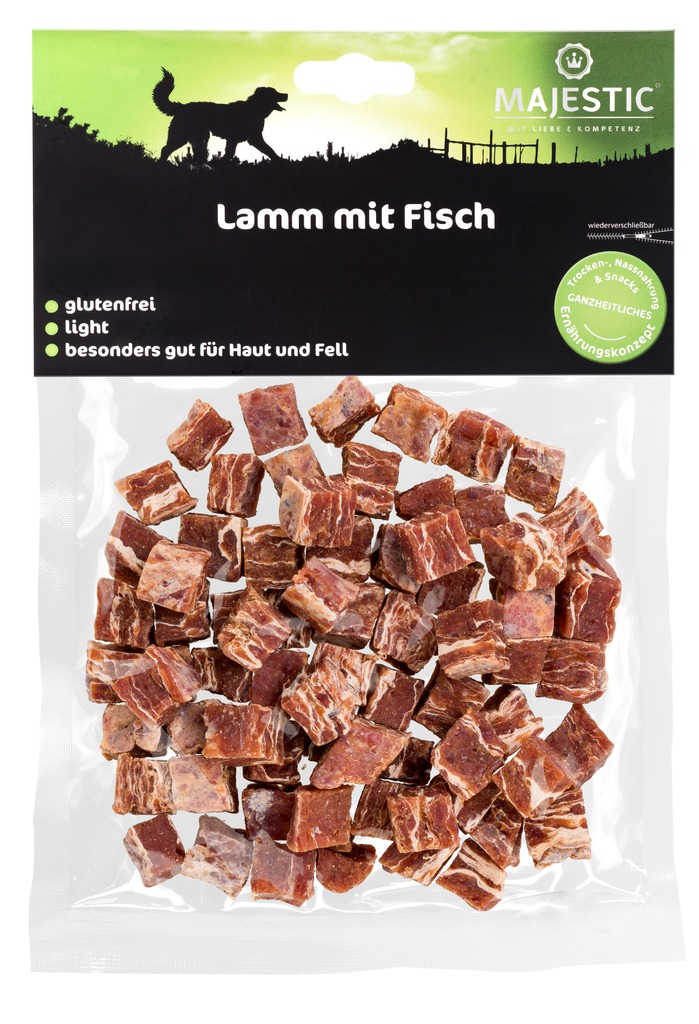 Majestic Snack Lamm mit Fisch 150g