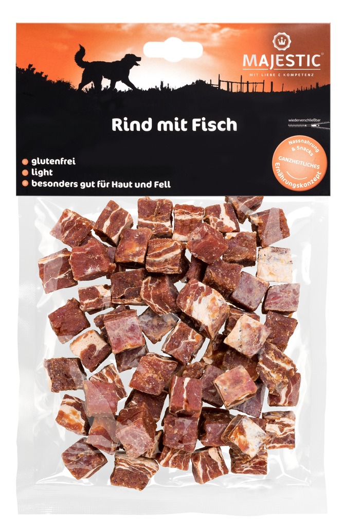 Majestic Snack Rind mit Fisch 150g