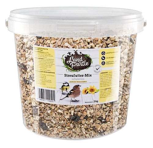 LandPartie Streufutter schalenlos 3 kg Eimer