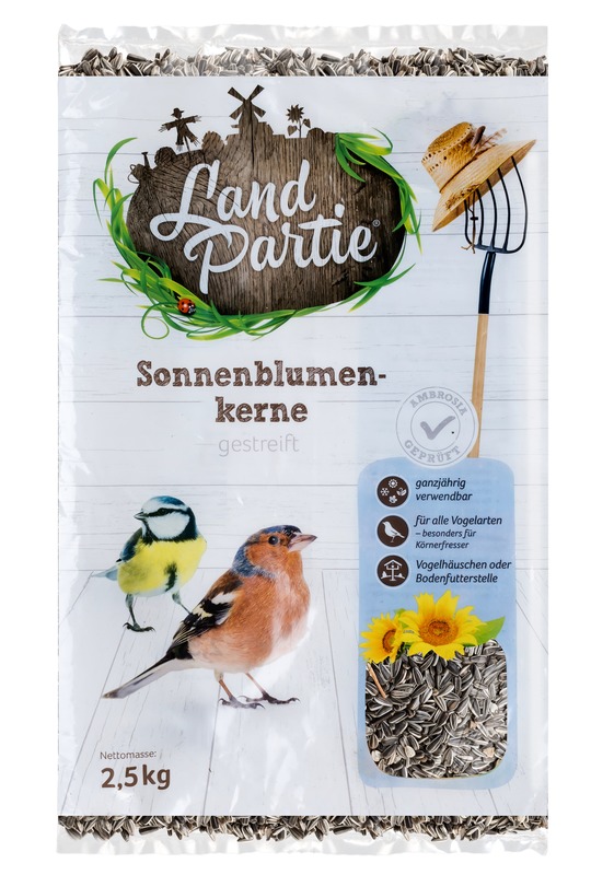 LandPartie gestreifte Sonnenblumenkerne 2,5 kg
