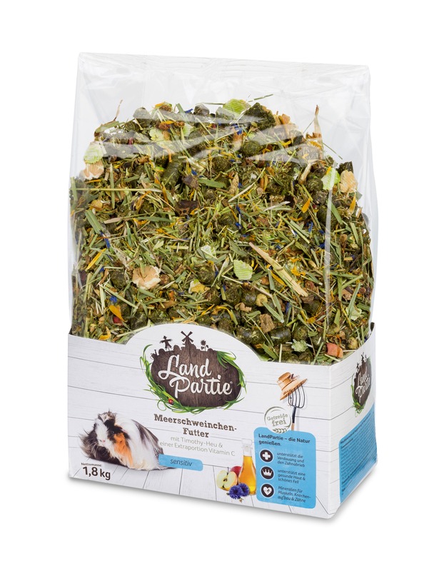 LandPartie Meerschweinchen-Futter Sensitiv 1,8kg