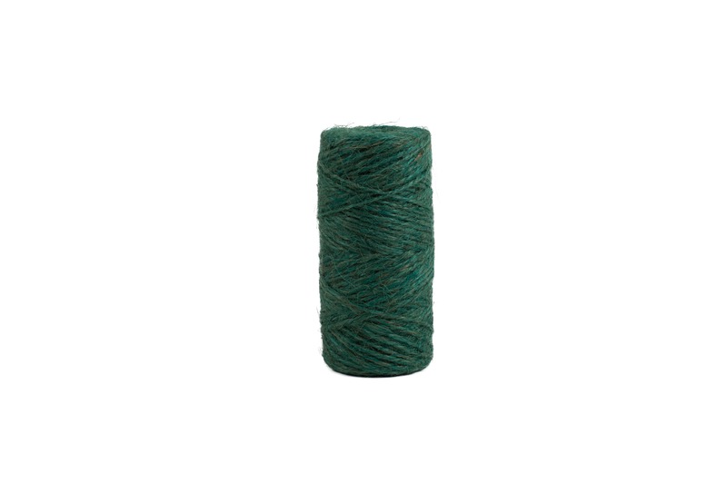 Jute Gartenschnur / Pflanzenschnur grün