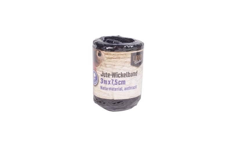 Jute-Wickelband anthrazit