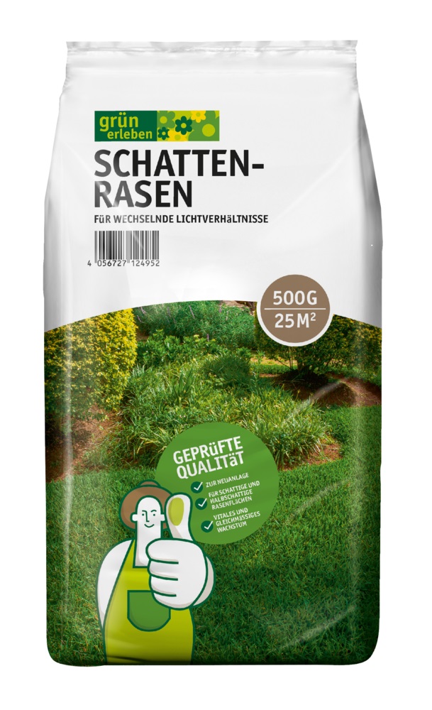 GRÜN ERLEBEN Schattenrasen 500 g