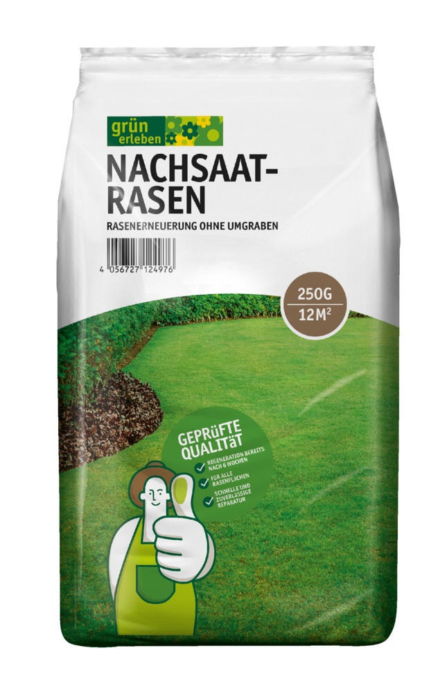 GRÜN ERLEBEN Nachsaatrasen 250 g