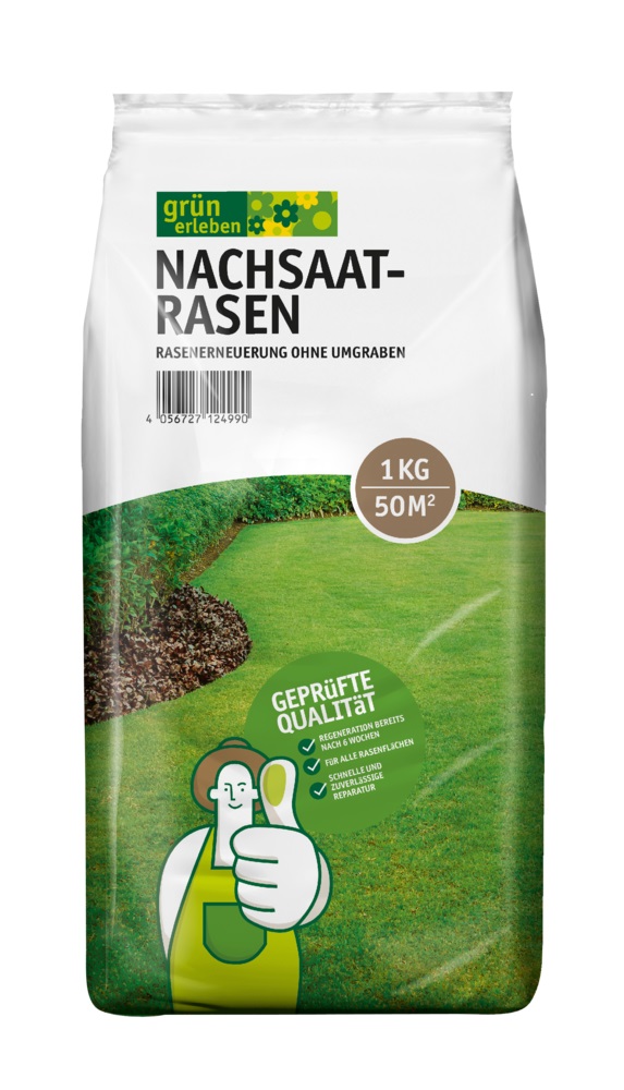 GRÜN ERLEBEN Nachsaatrasen 1 kg