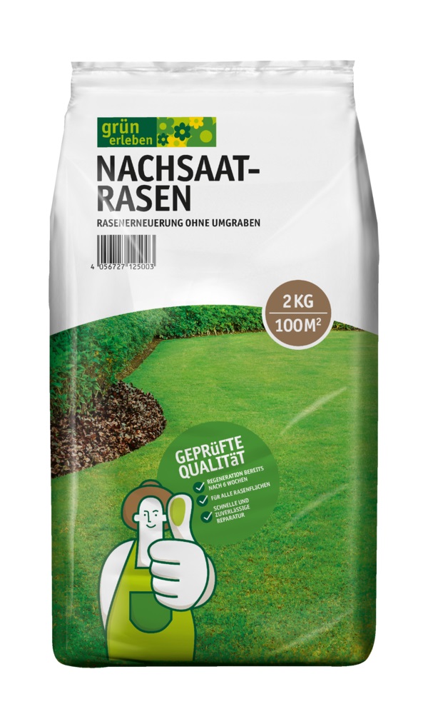 GRÜN ERLEBEN Nachsaatrasen 2 kg