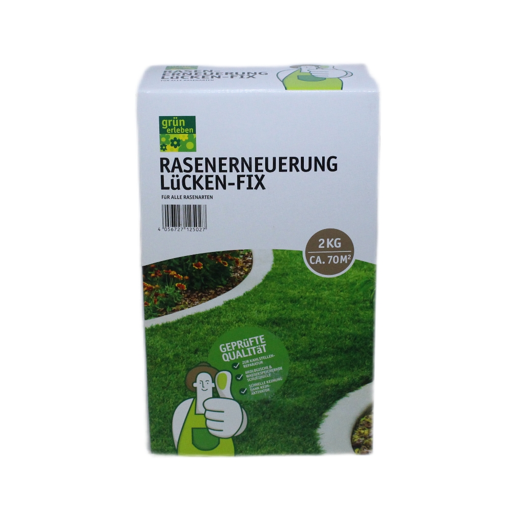 GRÜN ERLEBEN Rasenerneuerung Lücken-Fix 2 kg