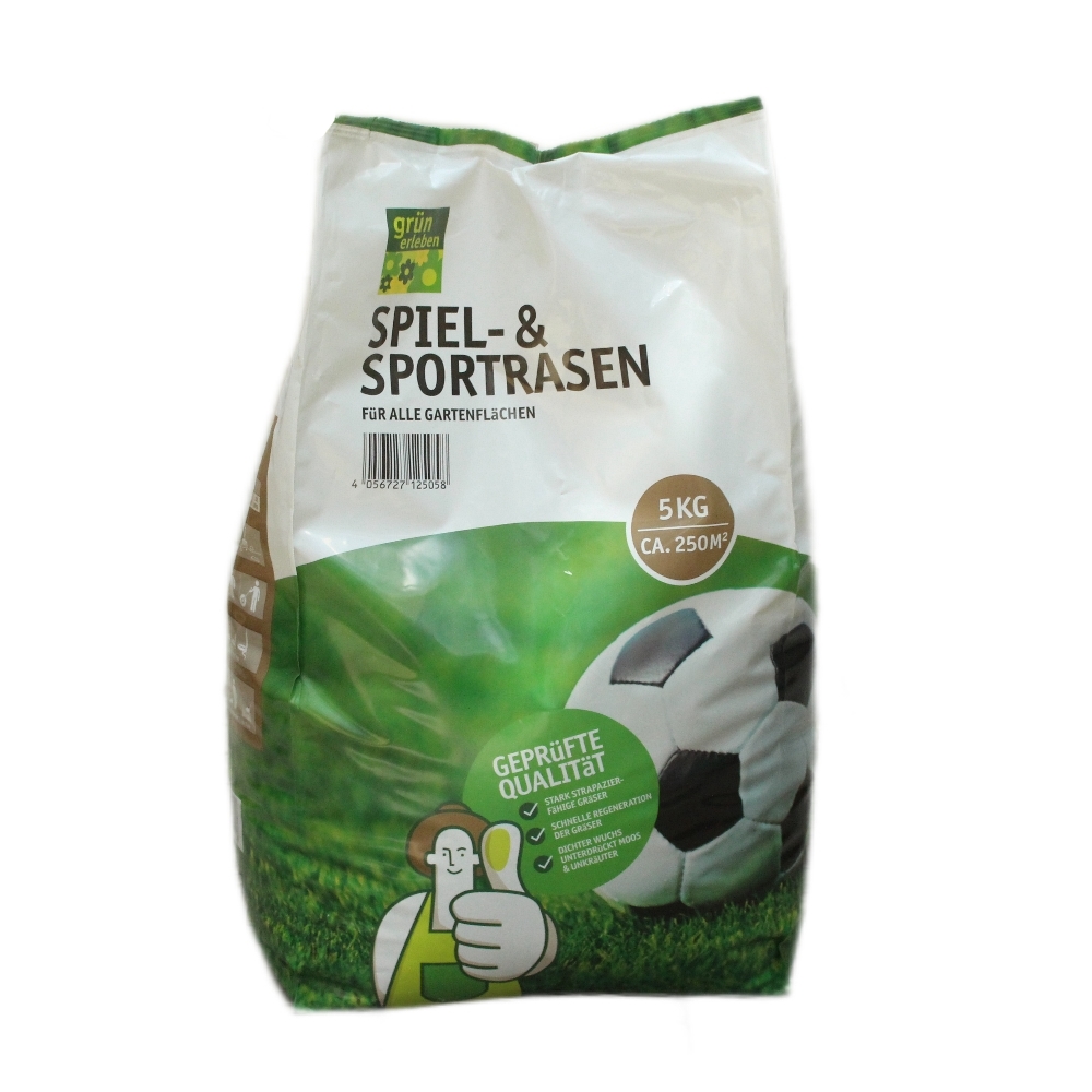 GRÜN ERLEBEN Spiel- und Sportrasen 5kg