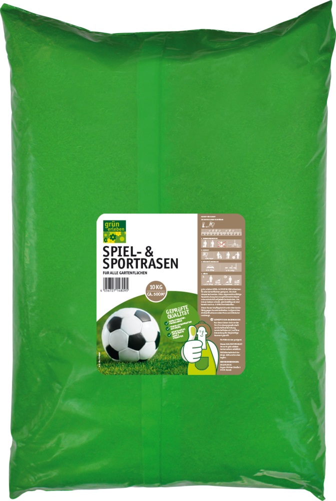 GRÜN ERLEBEN Spiel- und Sportrasen 10kg