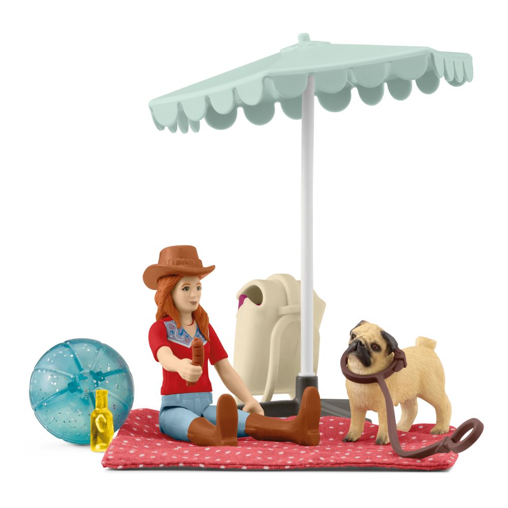 Schleich Mini-Set Ausflug Badesee + Hannah