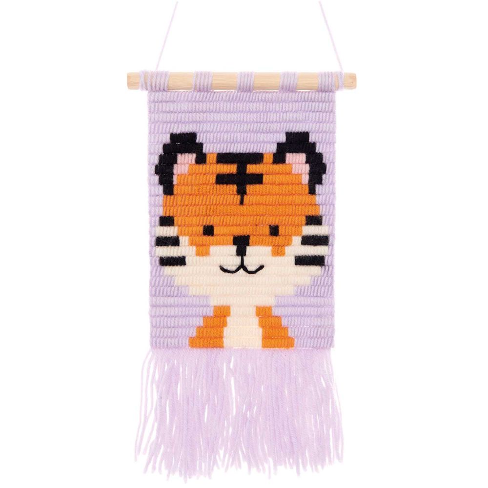 Rico Design Longstitch Stickpackung, Tiger