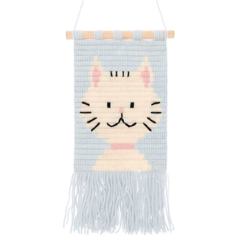 Rico Design Longstitch Stickpackung, Katze