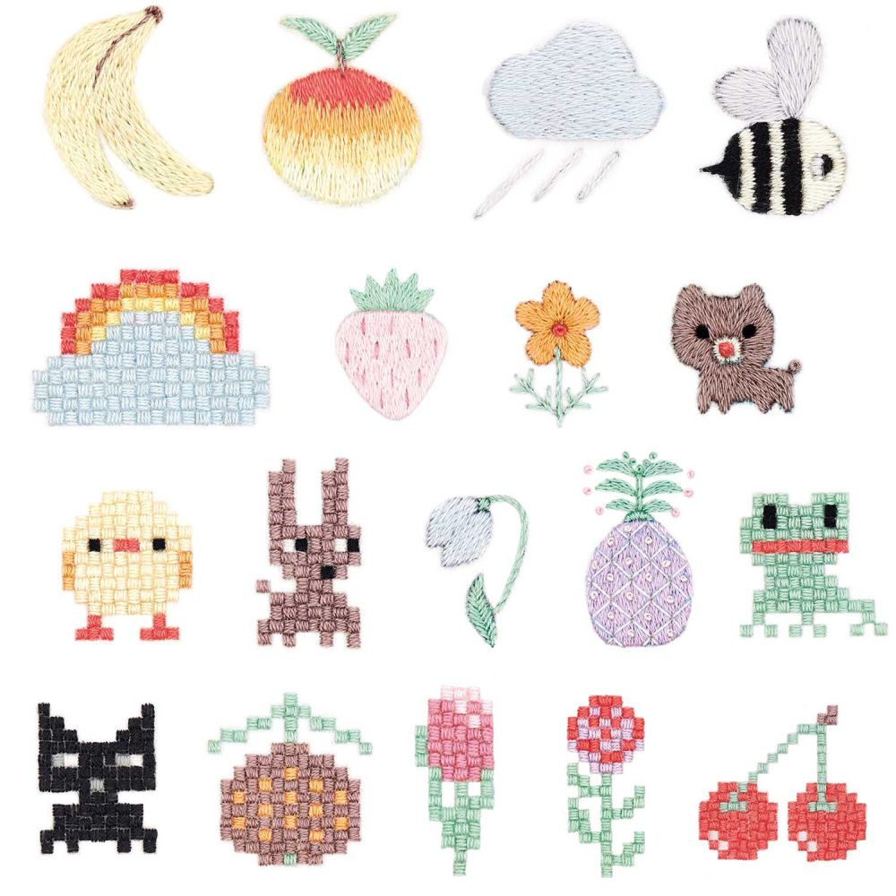 Rico Design Stick & Stitch Packung Pixel Art Mix