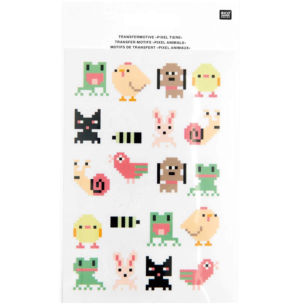Rico Design Transfermotive Pixel Tiere