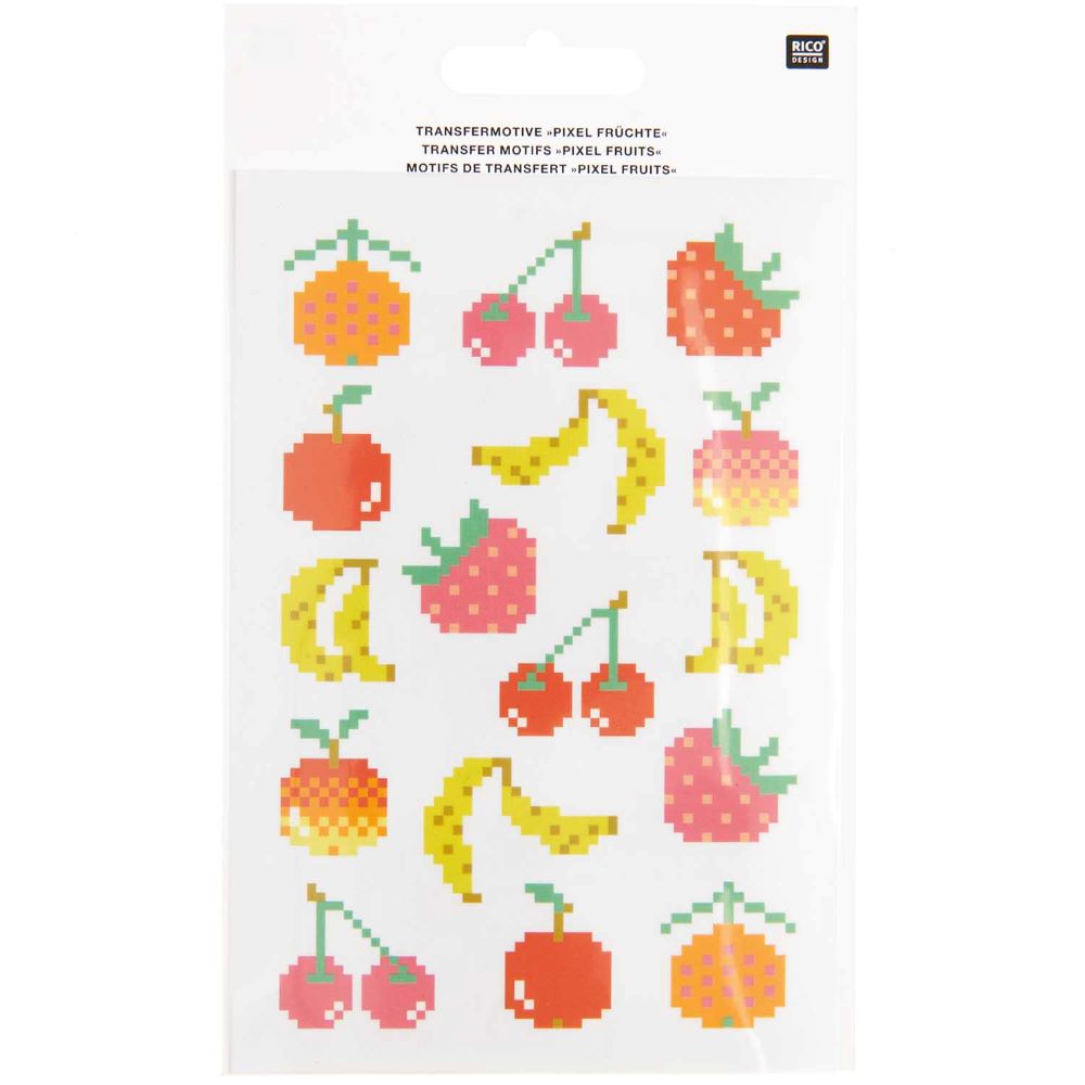 Rico Design Transfermotive Pixel Früchte