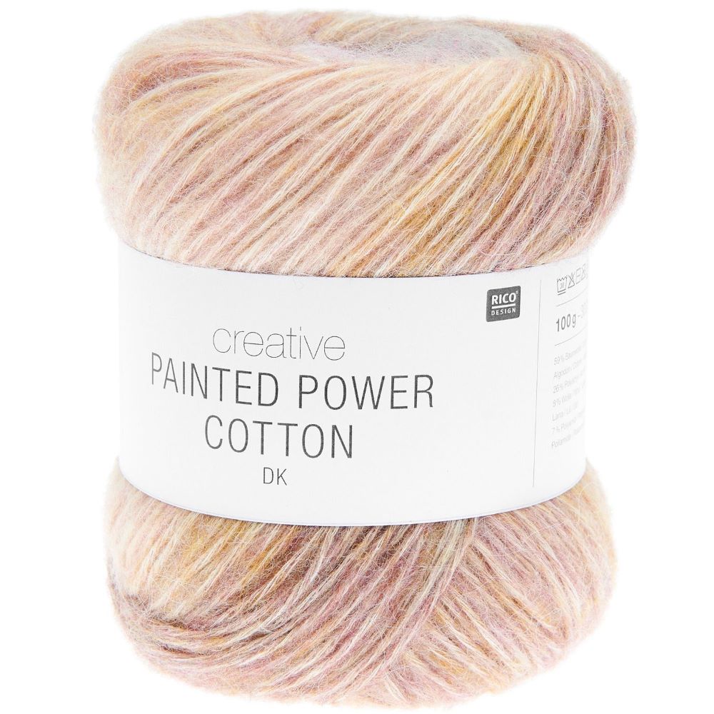 Creative Painted Power-Cotton dk fresh pink 100g