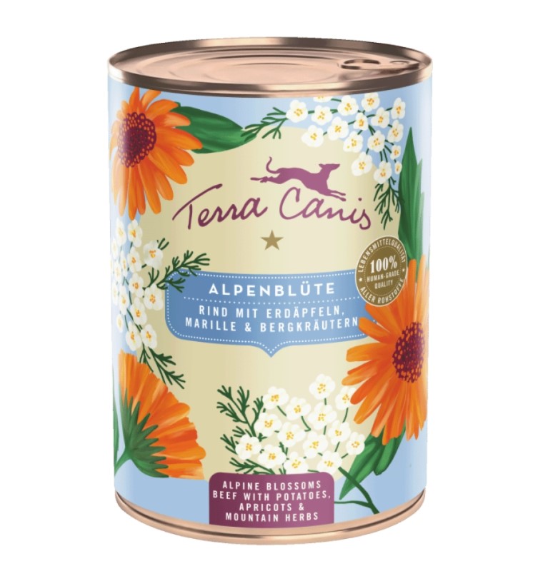 Terra Canis Alpenblüte Rind, 400 g
