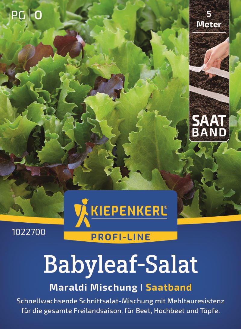 Babyleaf-Salat Maraldi Mischung Saatband