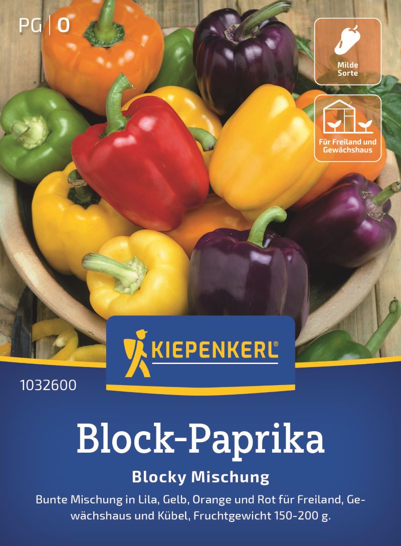Block-Paprika Blocky Mischung F1