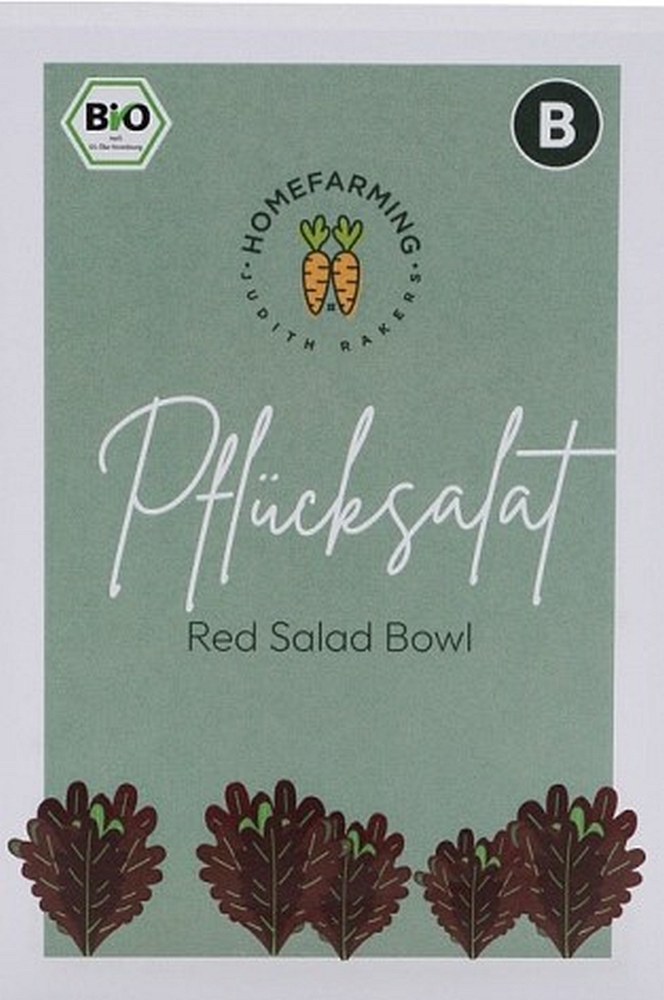 Bio-Saatgut Pflücksalat Red Salad Bowl