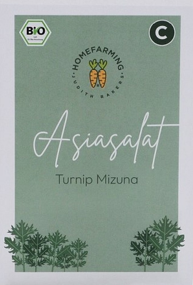 Bio-Saatgut Asiasalat Turnip Mizuna