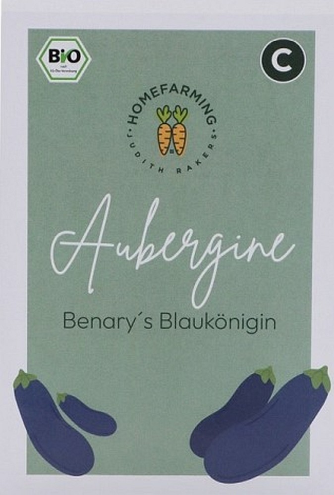 Bio-Saatgut Aubergine Benary Blaukönigin