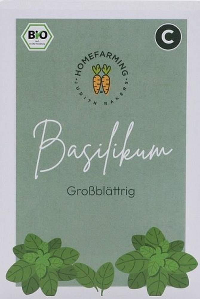 Bio-Saatgut Basilikum Großblättrig